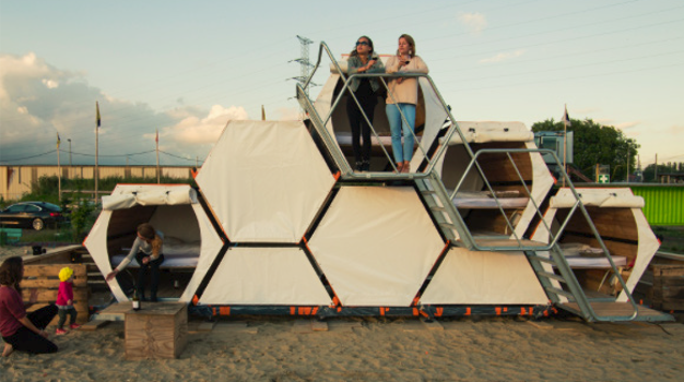 B-AND-BEE: Honeycomb Campsites For Festivals